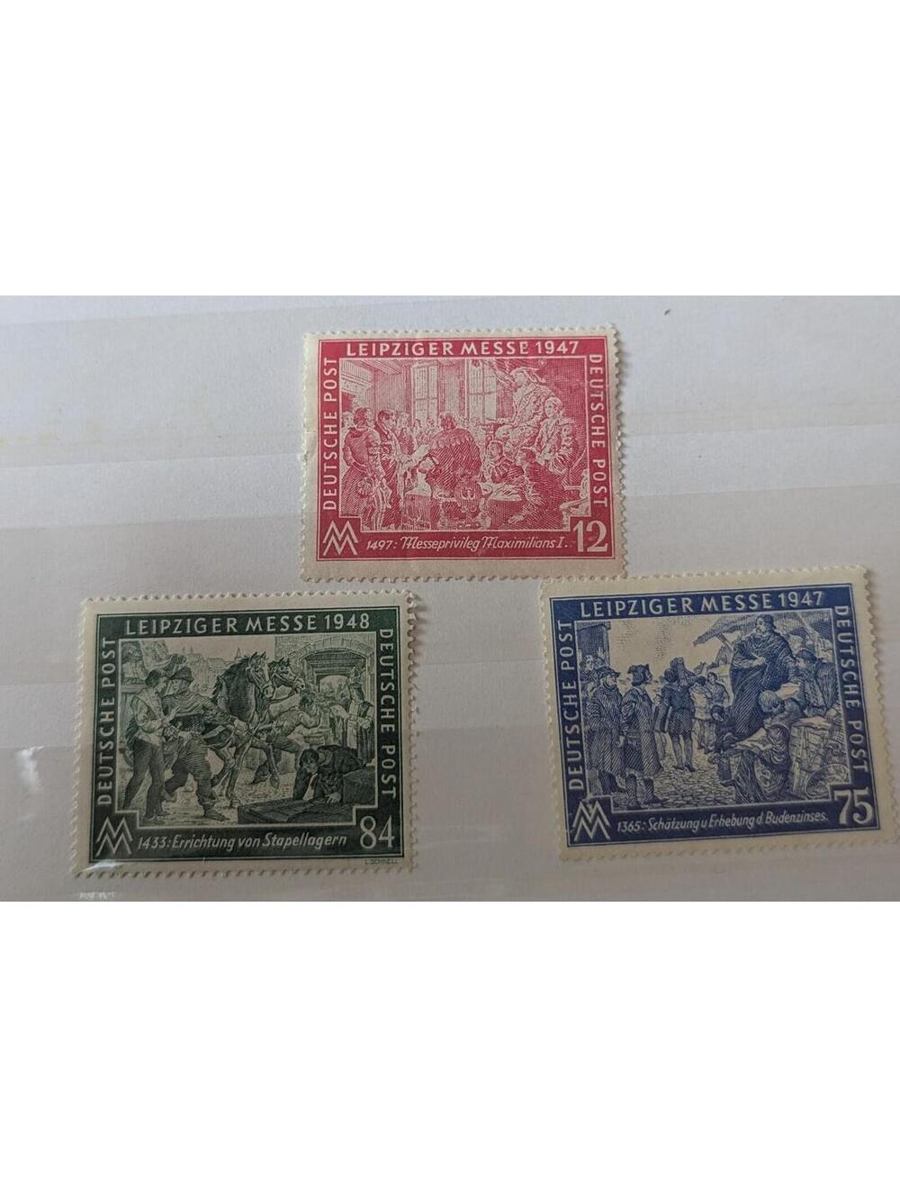 GERMANY #967-68  SOVIET OCCUPATION   STAMPs Allied Occupation Zone